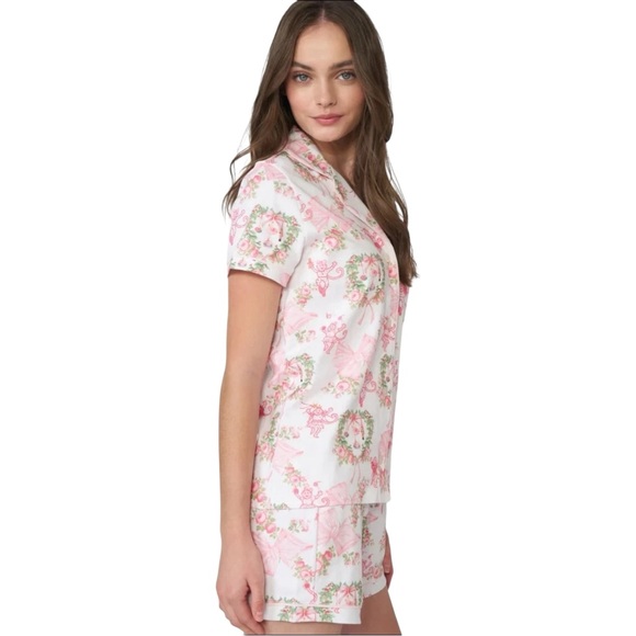 Roller Rabbit x LoveShackFancy Merry Monkey Beaux Polo Pajamas Set XL RARE NWT - Picture 2 of 10